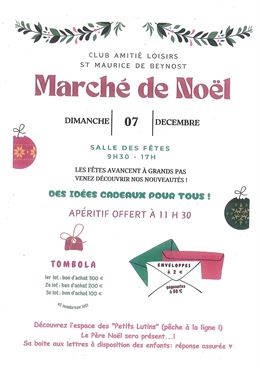 marché de Noël - le Club Amitié Loisirs