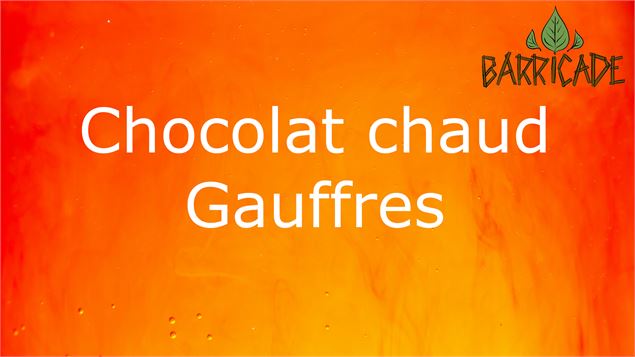 Gauffre et chocolat chaud - oui