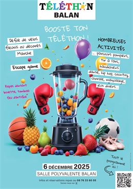 Téléthon : Booste ton Téléthon !_Balan