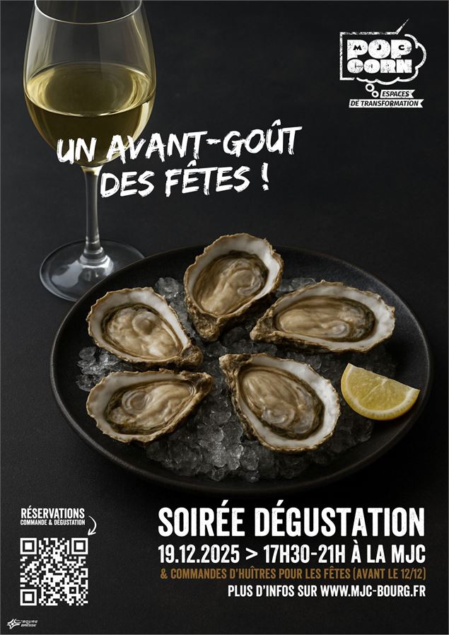 Commande & Dégustation d'Huîtres_Bourg-en-Bresse - MJC Pop Corn