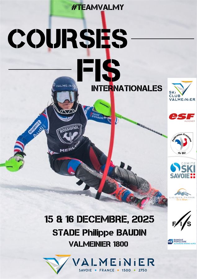 Courses de ski FIS internationales Femme - Ski Chrono National Tour_Valmeinier