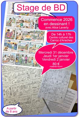 Atelier BD avec Alice LAVERTY_Les Carroz-d'Arâches