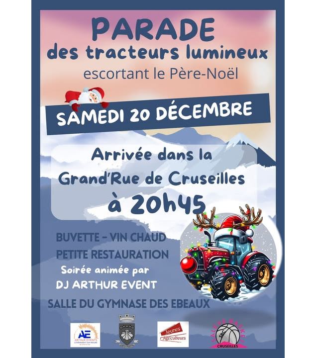 Parade des tracteurs Lumineux - Cruseilles - Mairie de Cruseilles