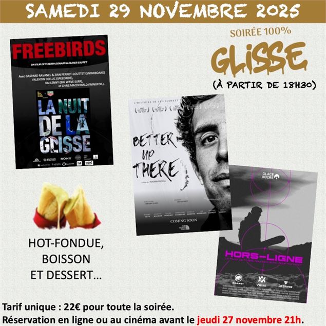 Soirée 100% Glisse_Villard - Cinéma 