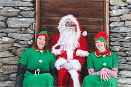 Lutins et père Noël asssis - OTHMV-G.Lavila