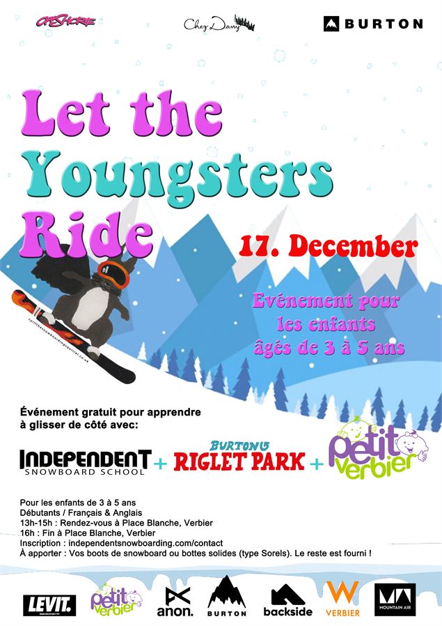 Let the Youngsters Ride - Independent Snowboard School