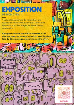 Dévernissage de l'exposition de Mod Cyril_Annecy