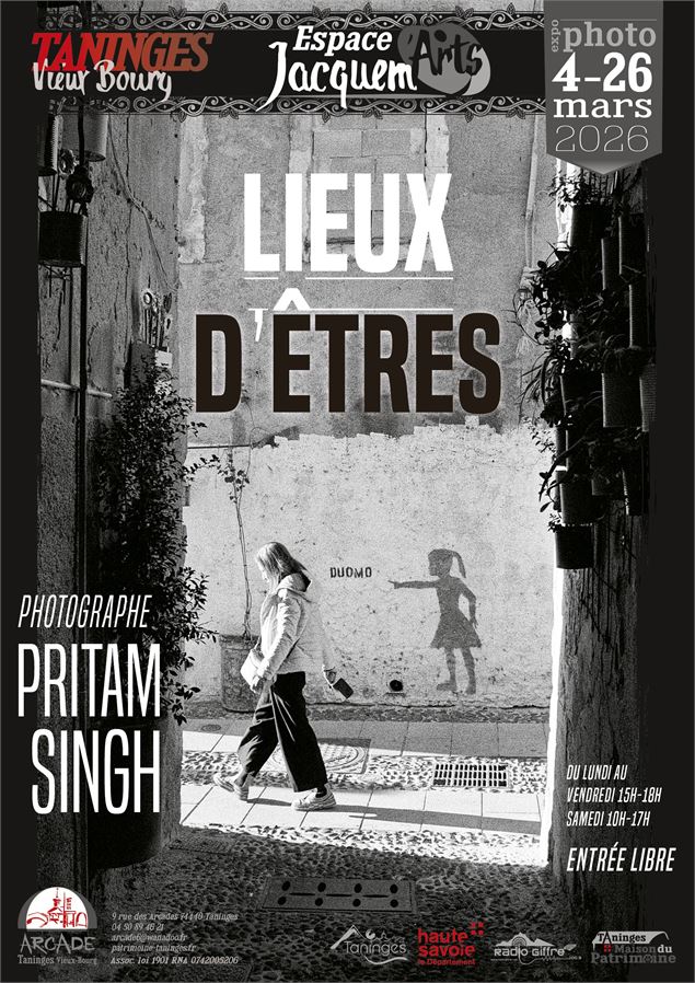 Affiche de l'exposition de Pritam Singh - ARCADE