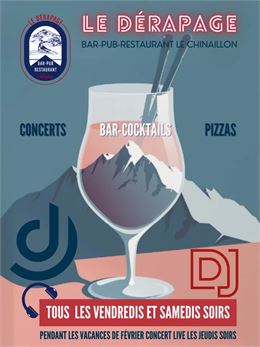 affiche apero dj derapage - Le Dérapage