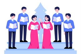 Image de chants de Noël - Freepik