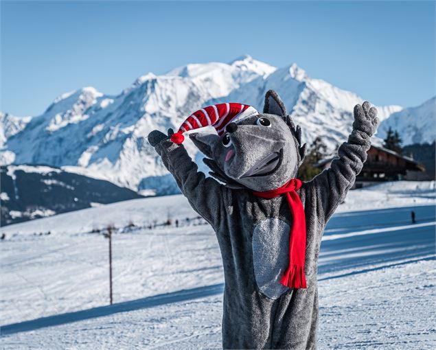 Pot de bienvenue sur le front de neige_Combloux