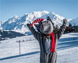 Pot de bienvenue sur le front de neige_Combloux