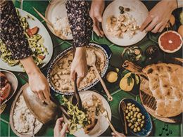 Partage de repas - Canva