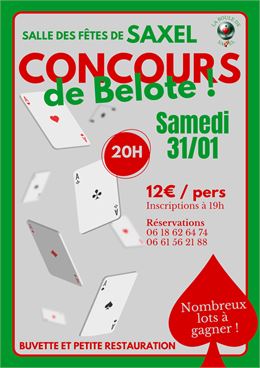 Concours de belote_Saxel - La Boule de Saxel