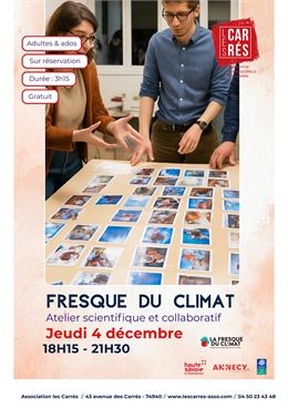 Fresque du climat_Annecy - Association Les Carrés