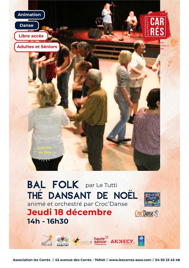 Thé dansant de Noël_Annecy - Association Les Carrés