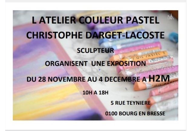 Flyer_xposition couleur pastel_Bourg-en-Bresse - ©Couleur Pastel