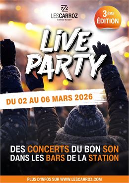 Les Carroz Live Party_Les Carroz-d'Arâches