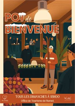 Affiche pot de bienvenue - OT Flumet / St Nicolas la Chapelle