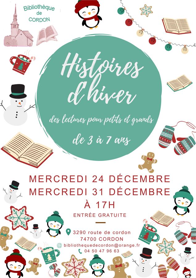 Contes pour les Petits: Histoires d'hiver_Cordon - Bibliothèque
