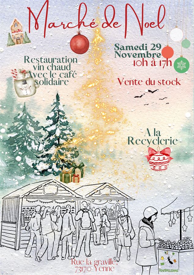 Marché de Noël de la Recyclerie - Fourmilienne