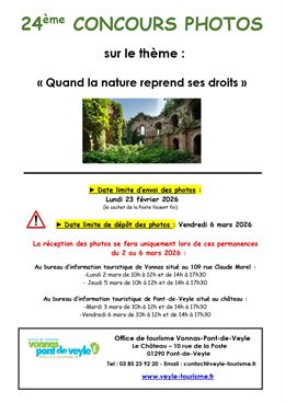 Concours photos "Quand la nature reprend ses droits"_Pont-de-Veyle - OT Vonnas Pont-de-Veyle