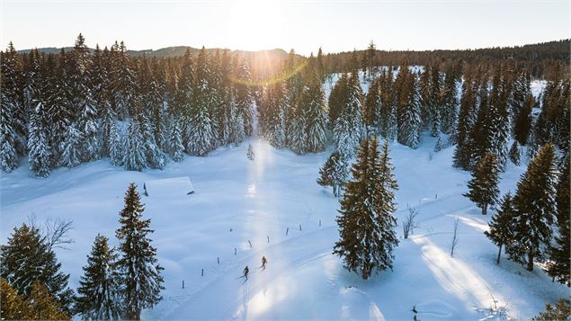 Pistes de ski de fond - Peignée Verticale - Grand Chambéry Alpes Tourisme