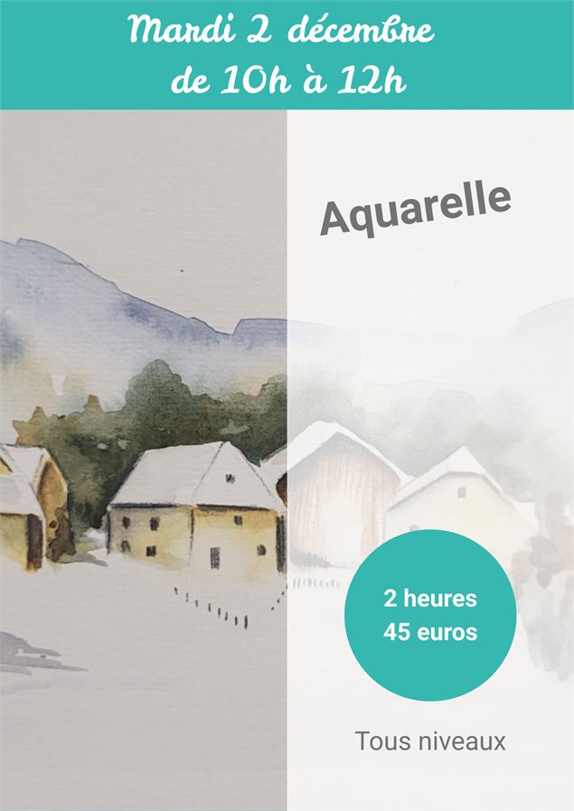 Atelier Aquarelle - l'Atelier café Créatif