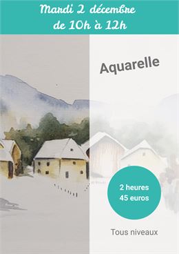 Atelier Aquarelle - l'Atelier café Créatif