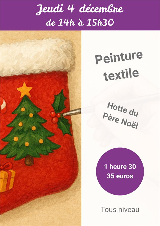 Atelier Peinture textile - l'Atelier café Créatif