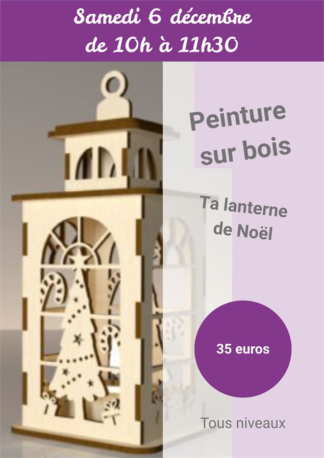 Atelier Peinture sur bois - l'Atelier café Créatif