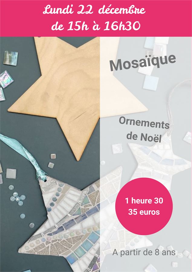 Atelier Mosaïque du 22 décembre - l'Atelier café Créatif
