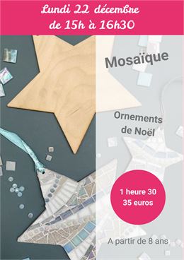 Atelier Mosaïque du 22 décembre - l'Atelier café Créatif