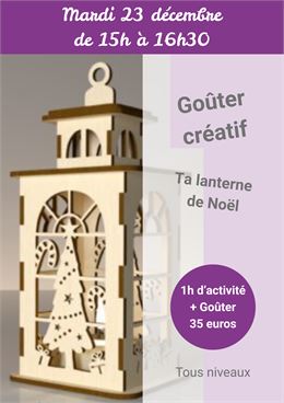Goûter créatif Peinture sur bois du 23 décembre - l'Atelier café Créatif