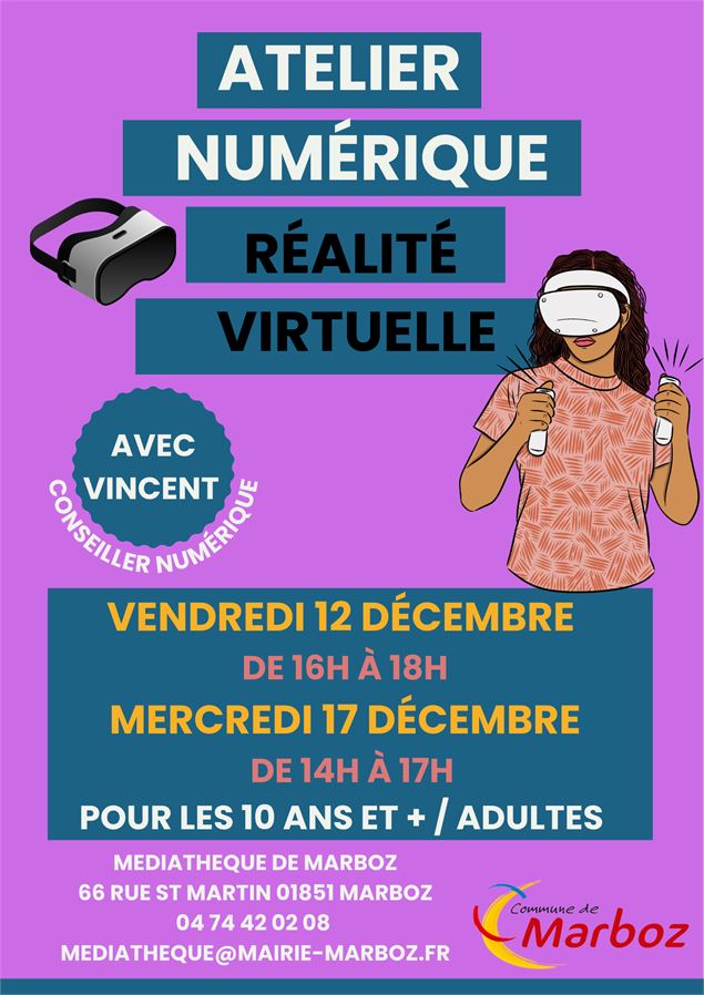 Atelier numérique : Réalité virtuelle - nc