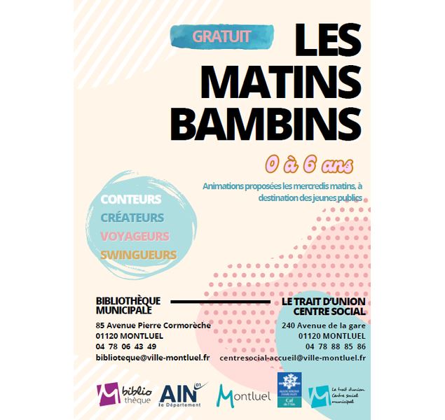 Les matins bambins : Bambins conteurs_Montluel