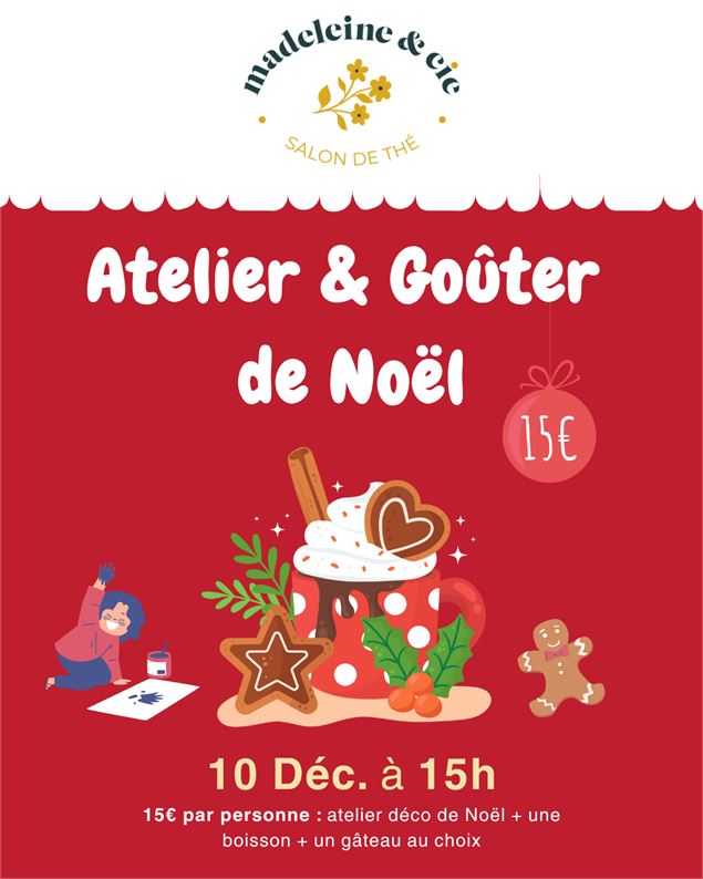 Atelier et goûter de Noel_Montluel