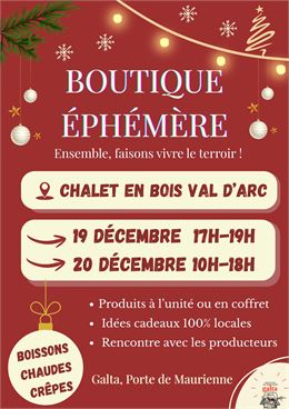 Affiche décrivant l'animation - Galta