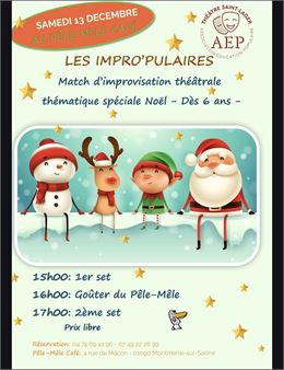 Match d'improvisation théâtrale spécial noël_Montmerle-sur-Saône