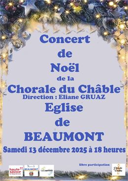 Concert de Noël de la Chorale du Châble_Beaumont - Chorale du Châble