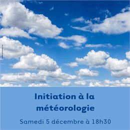 Initiation à la météorologie_Brégnier-Cordon - Bugey Sud Actif