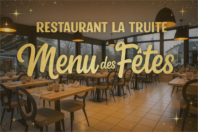 Menu de fêtes du 1er janvier à la Truite