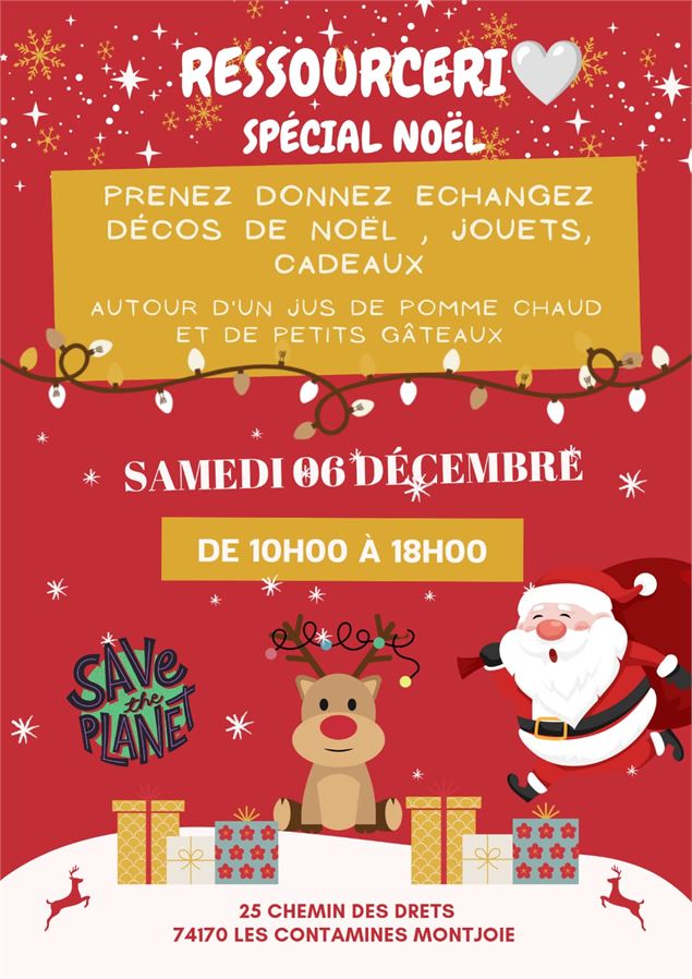 Journée spéciale Noël à la Ressourcerie_Les Contamines-Montjoie