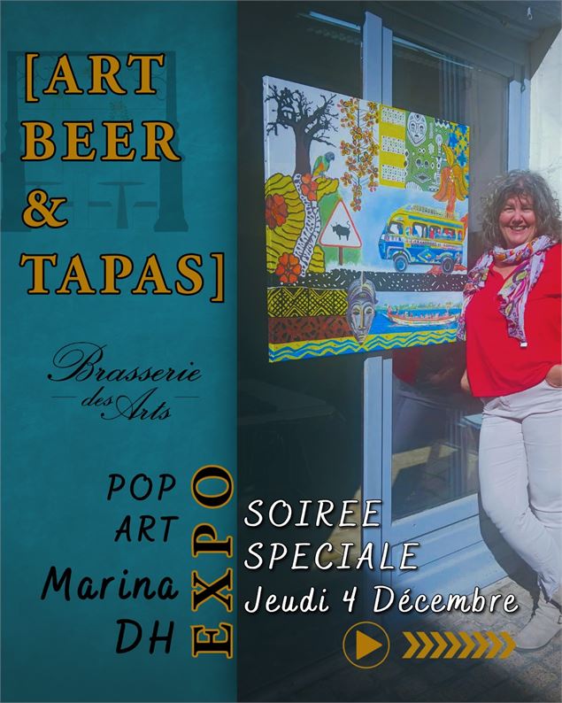Soirée Art Beer & Tapas - Marina DH