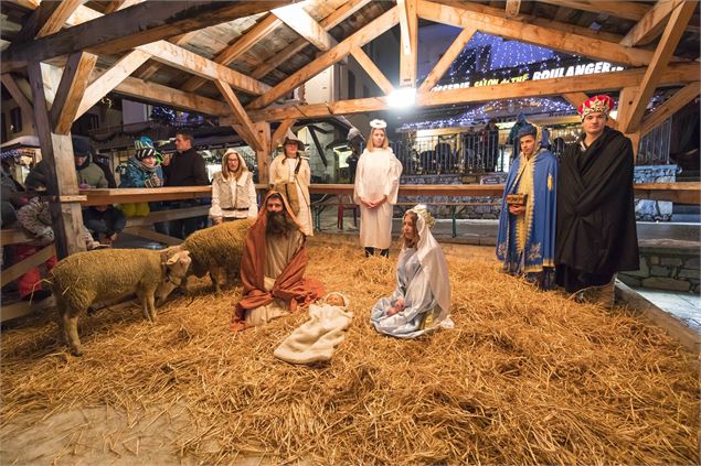 Crèche vivante - ©Alpcat-médias - Le Grand-Bornand Tourisme