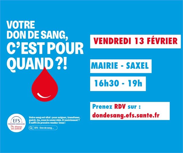 Don du Sang_Saxel - EFS
