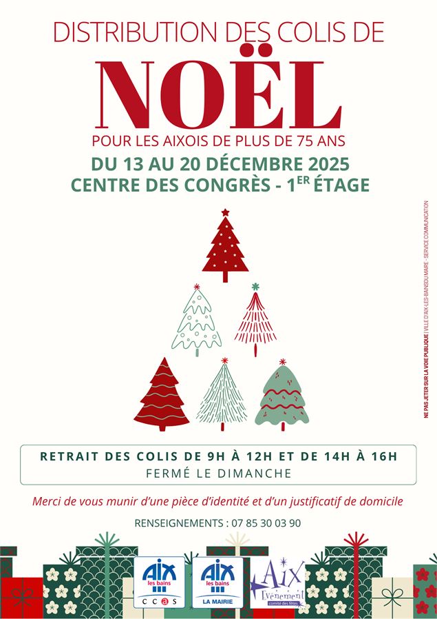 Colis de Noël pour les Aixois de 75 ans et plus_Aix-les-Bains