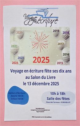 Voyage en écriture fête ses 10 ans_Belley - Voyage et écriture