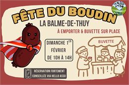 Fête du boudin_La Balme-de-Thuy - Sou des écoles