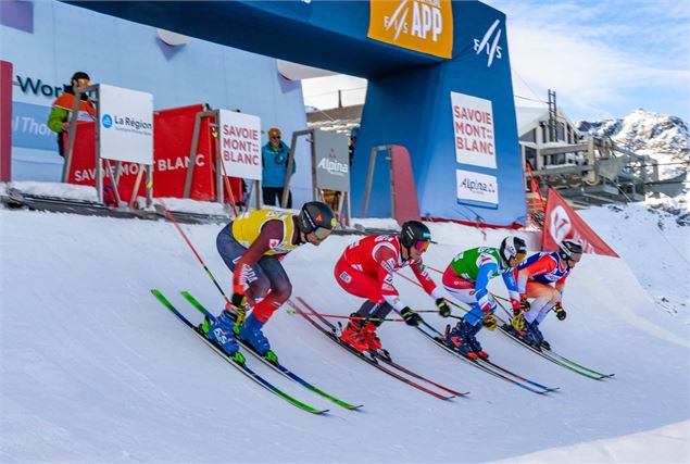 Départ Ski Cross - L.Brochot - OT Val Thorens